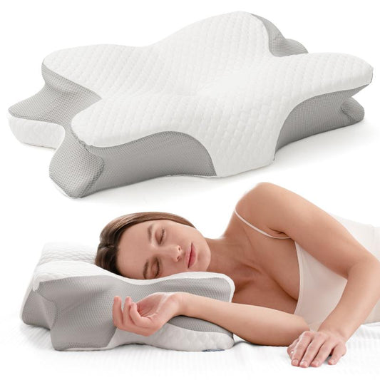 Adjustable Orthopedic Cooling Cervical Pillow for Neck & Spine Support