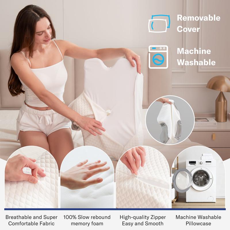 Adjustable Orthopedic Cooling Cervical Pillow for Neck & Spine Support